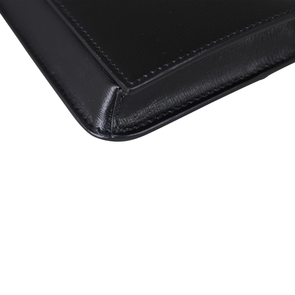 Saint Laurent Cassandre Phone Holder on Chain Corner Close Up