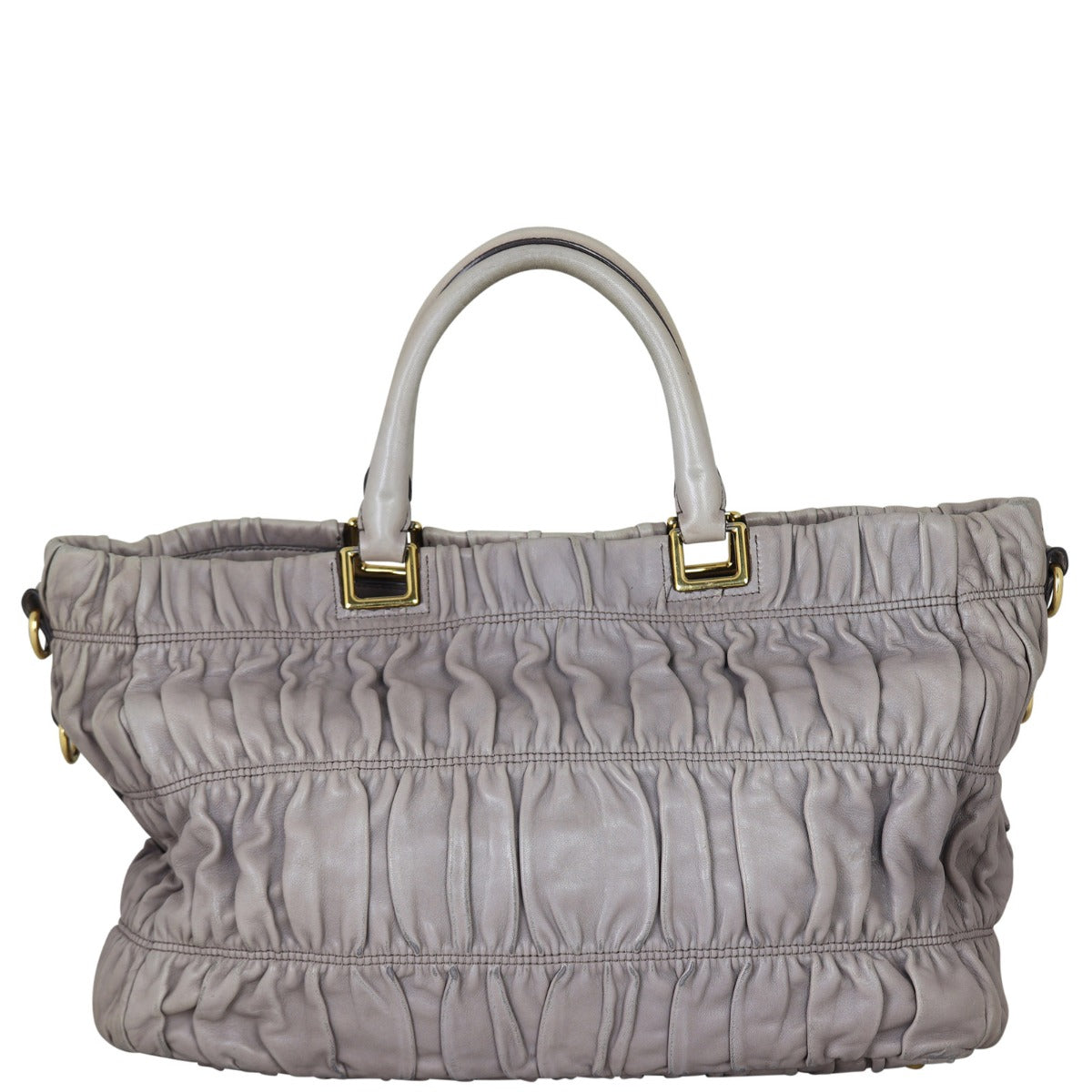 Prada Nappa Gaufre Tote Back