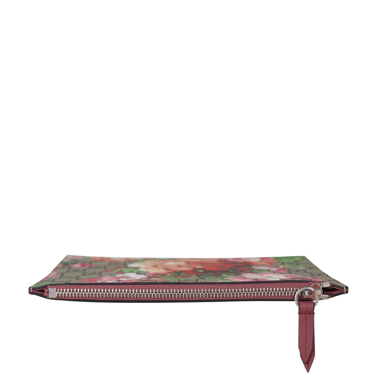 Gucci GG Supreme Blooms Zip Pouch Side
