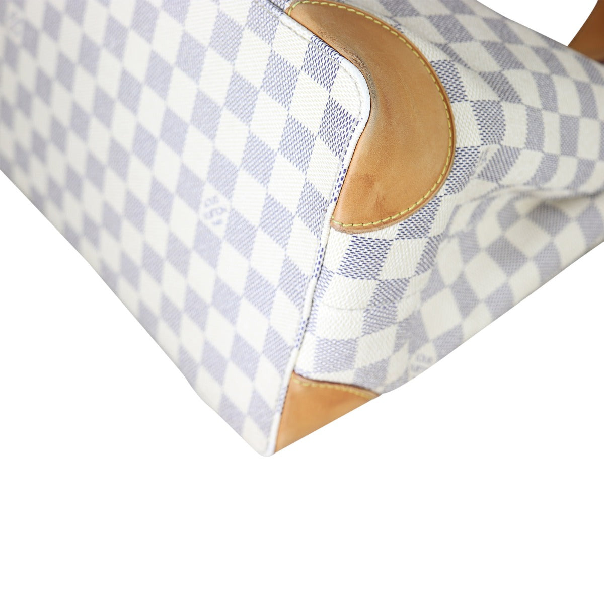 Louis Vuitton Hampstead PM Damier Azur Corner Close Up