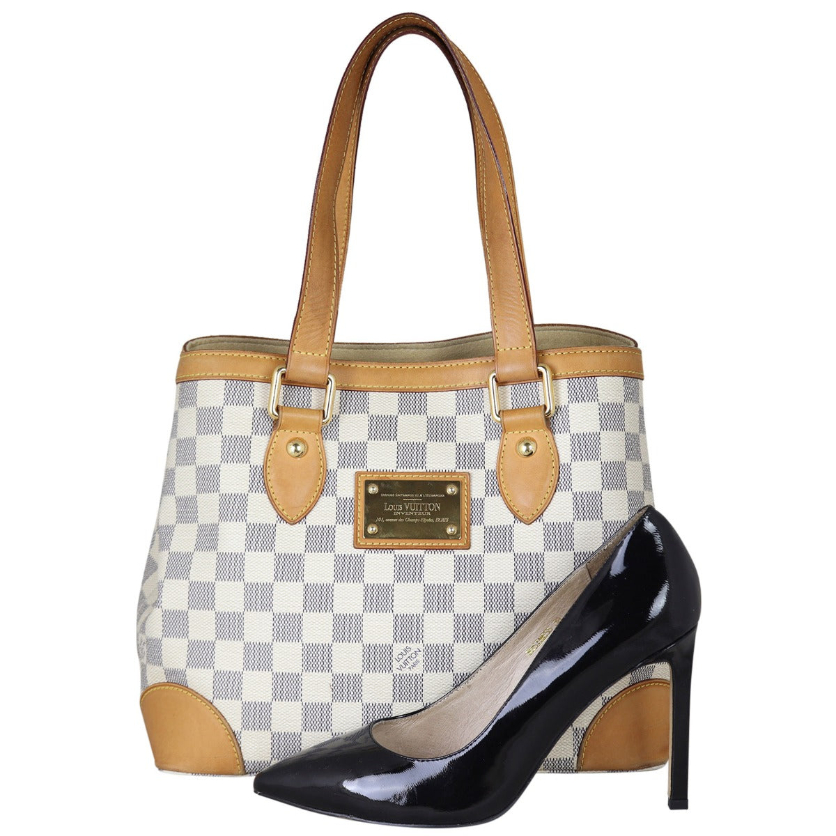 Louis Vuitton Hampstead PM Damier Azur Shoe
