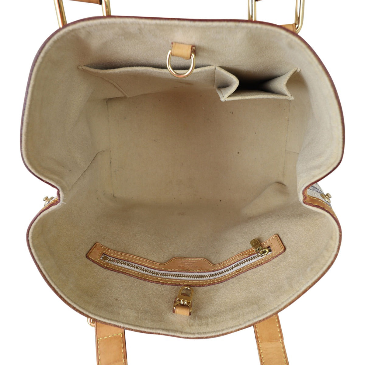 Louis Vuitton Hampstead PM Damier Azur Whole Interior