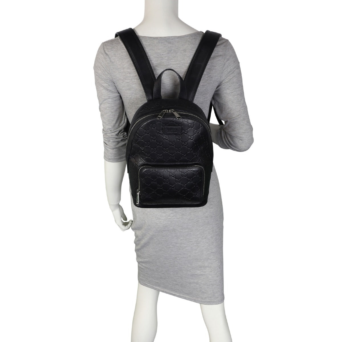 Gucci Guccissima Leather Day Backpack Mannequin