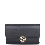 Gucci Interlocking G Wallet on Chain Front
