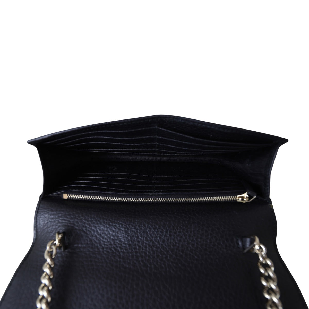 Gucci Interlocking G Wallet on Chain Whole Interior