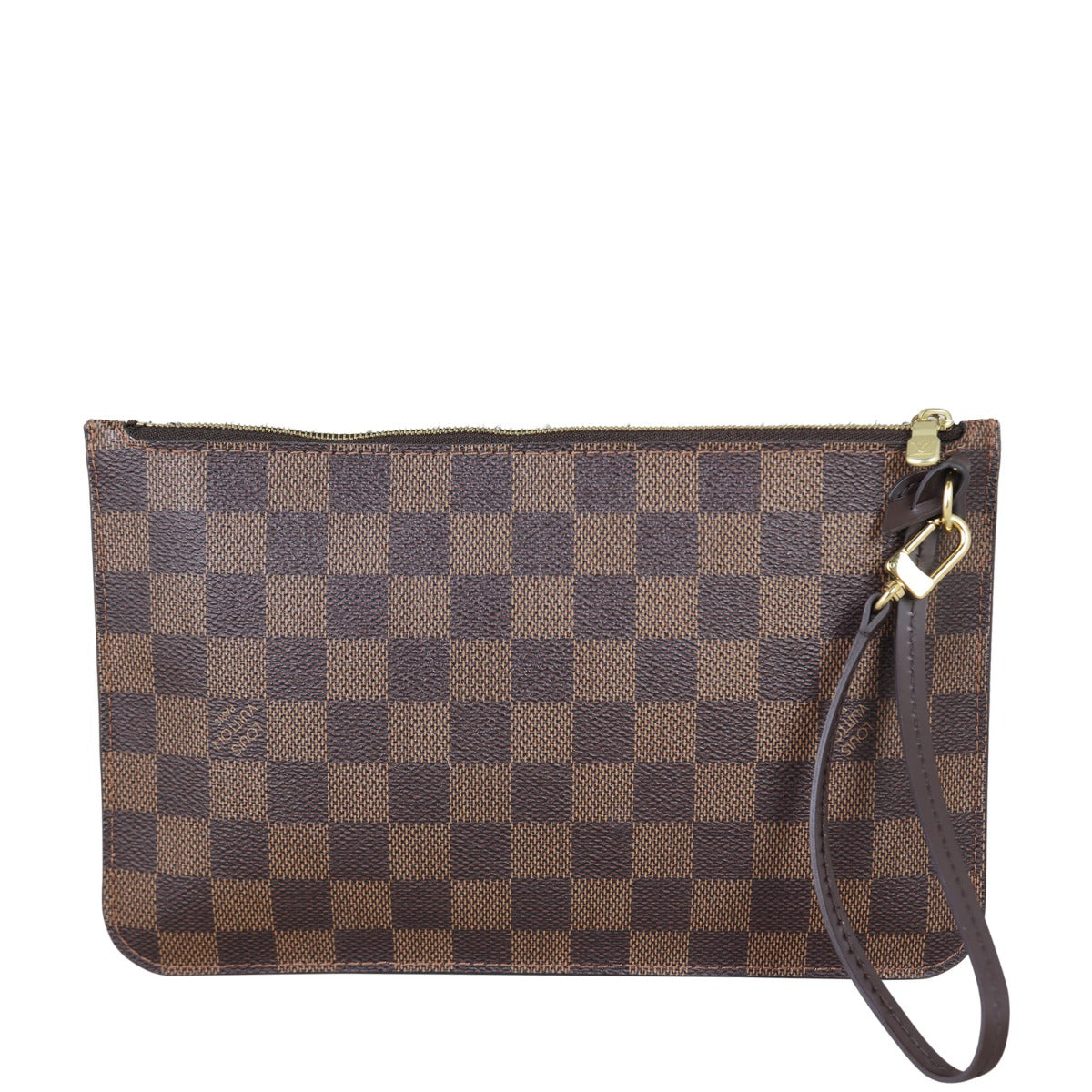 Louis Vuitton Neverfull Pochette Damier Ebene Front