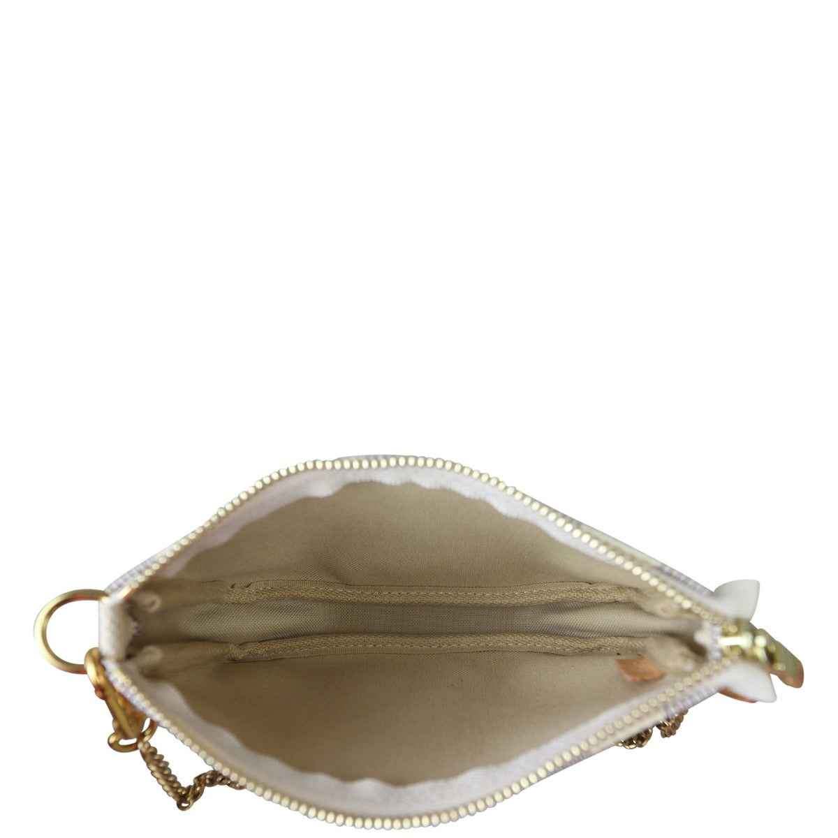 Louis Vuitton Mini Pochette Accessories Damier Azur Whole Interior