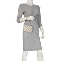 Louis Vuitton Mini Pochette Accessories Damier Azur Mannequin