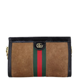 Gucci Ophidia Suede Small Shoulder Bag Front