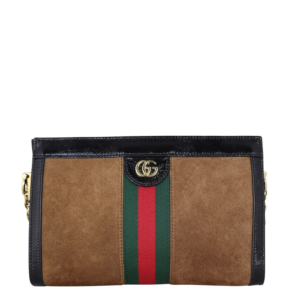 Gucci Ophidia Suede Small Shoulder Bag Front