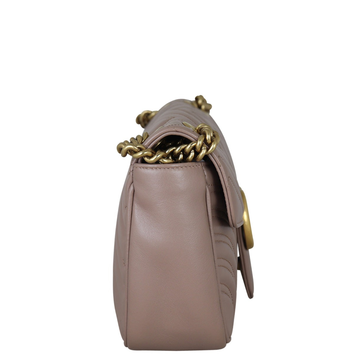 Gucci GG Marmont Matelasse Small Shoulder Bag Side