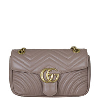 Gucci GG Marmont Matelasse Small Shoulder Bag Front