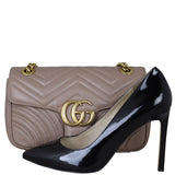 Gucci GG Marmont Matelasse Small Shoulder Bag Shoe