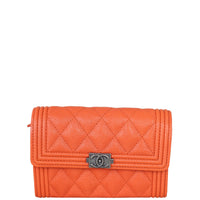 Chanel Boy Compact Wallet Front