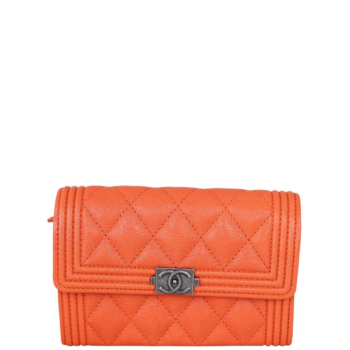 Chanel Boy Compact Wallet Front