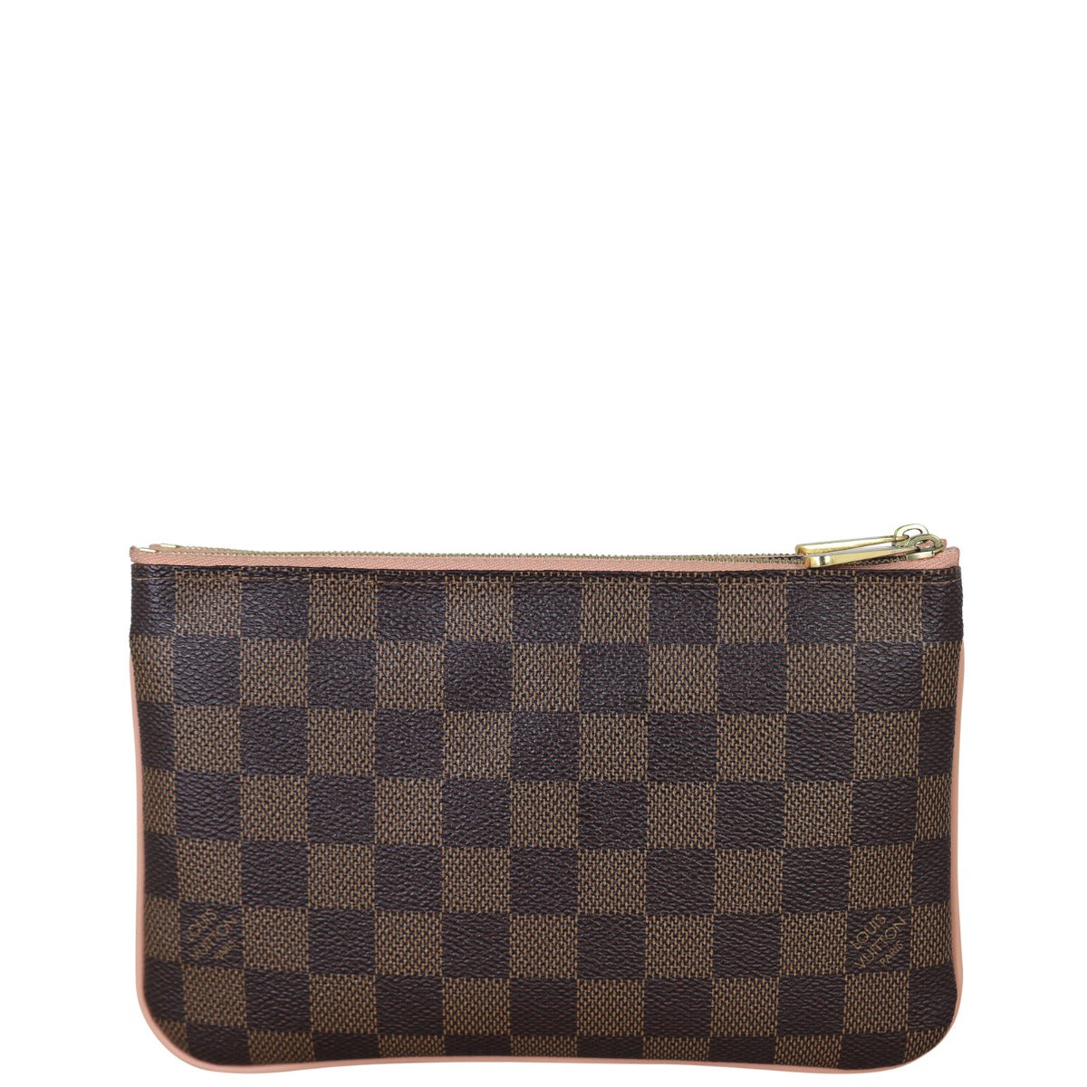Louis Vuitton Double Zip Pochette Damier Ebene Back