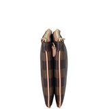 Louis Vuitton Double Zip Pochette Damier Ebene Side