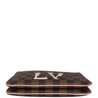 Louis Vuitton Double Zip Pochette Damier Ebene Base