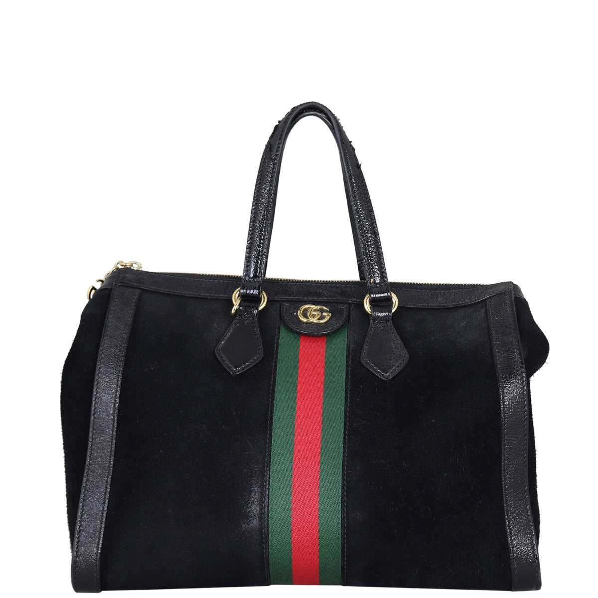 Gucci Ophidia Suede Tote Front