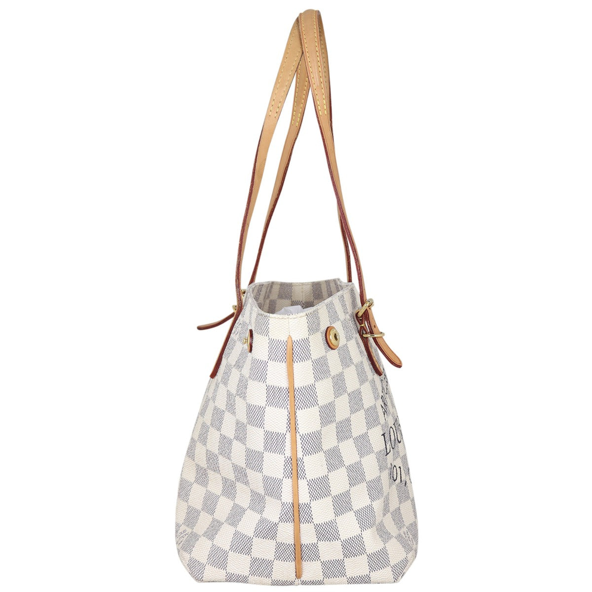 Louis Vuitton Cabas Adventure PM Damier Azur Side