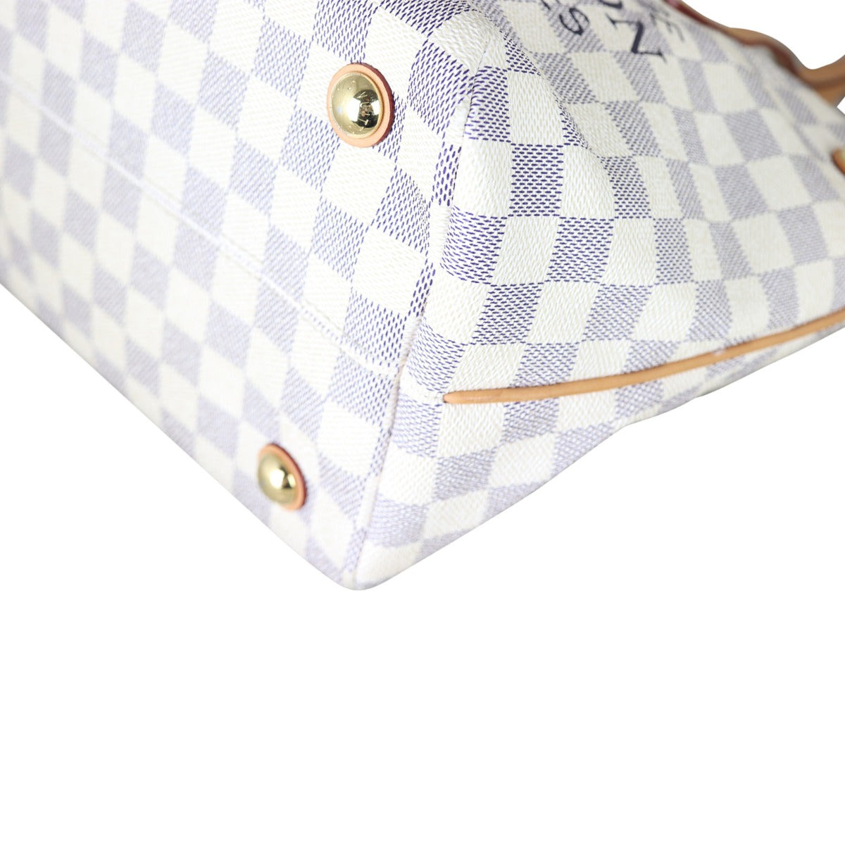 Louis Vuitton Cabas Adventure PM Damier Azur Corner Close Up