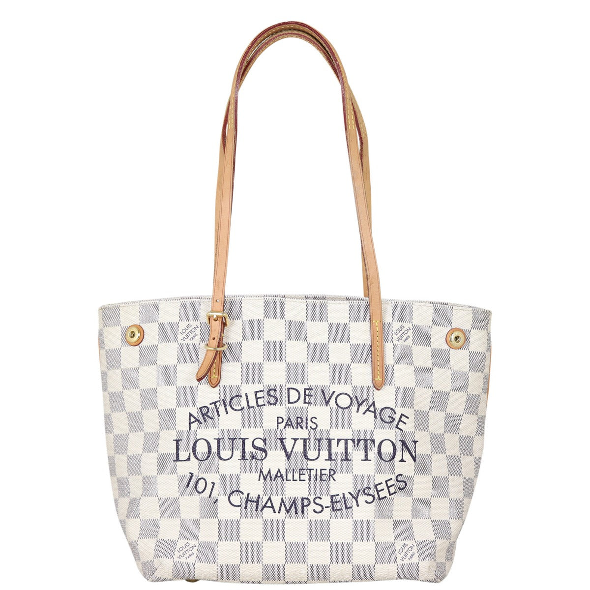Louis Vuitton Cabas Adventure PM Damier Azur Front