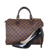 Louis Vuitton Speedy 30 Damier Ebene Shoe