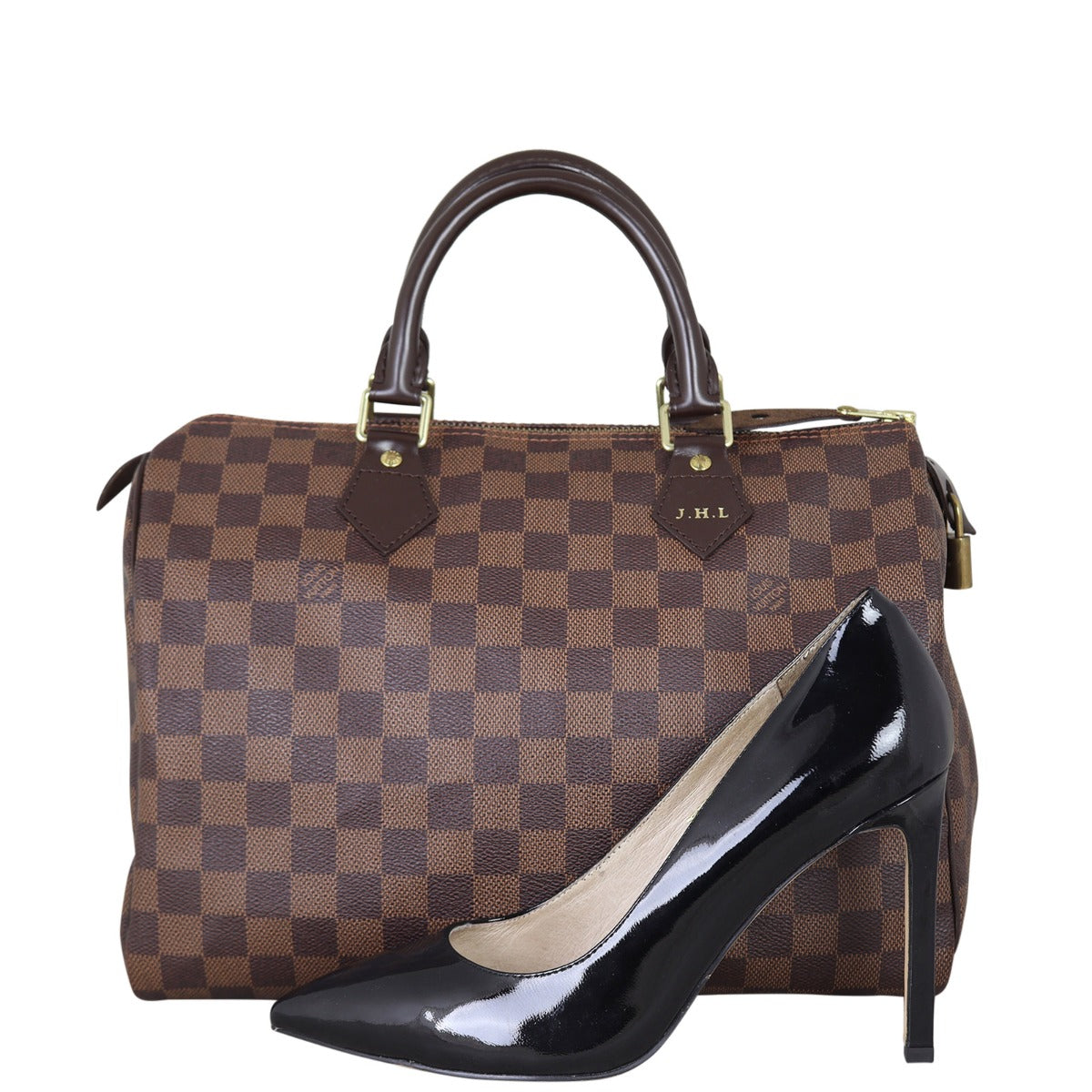 Louis Vuitton Speedy 30 Damier Ebene Shoe