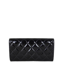 Chanel Classic Flap Long Wallet Patent Back