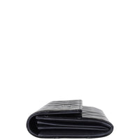 Chanel Classic Flap Long Wallet Patent Side