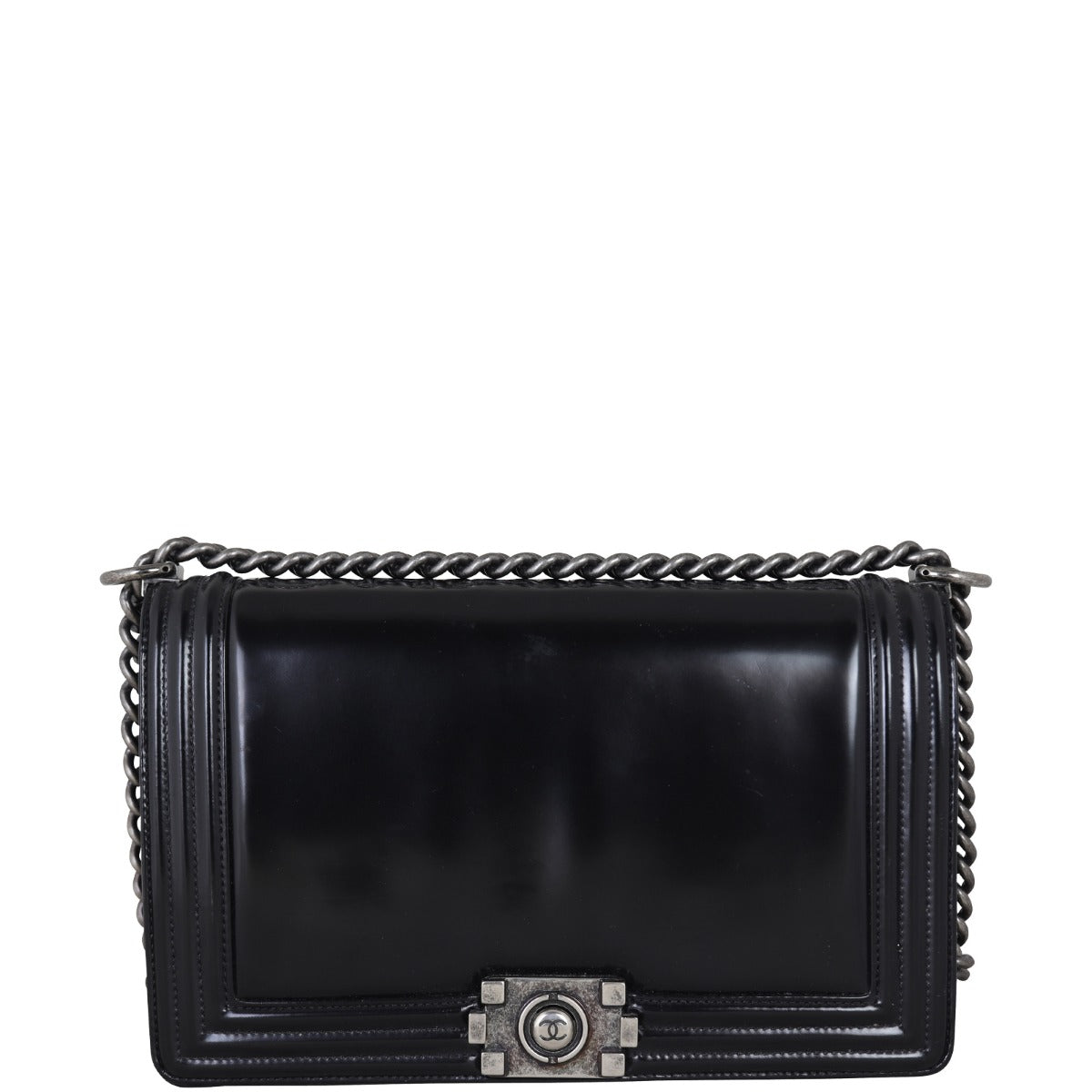 Chanel Boy Old Medium Glazed Front