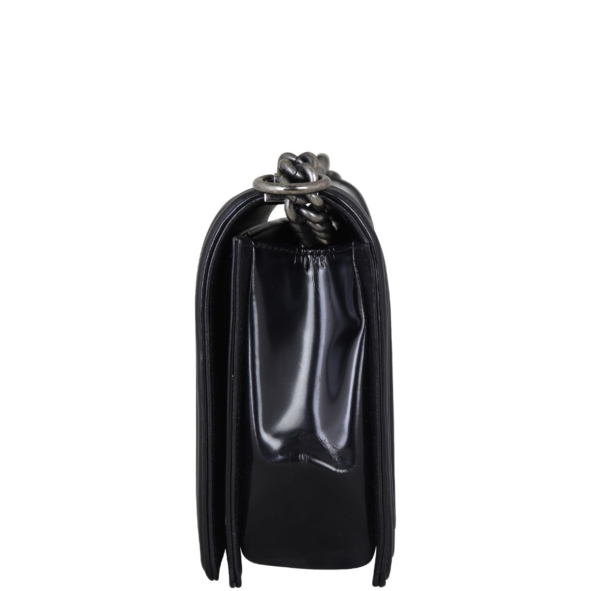 Chanel Boy Old Medium Glazed Side