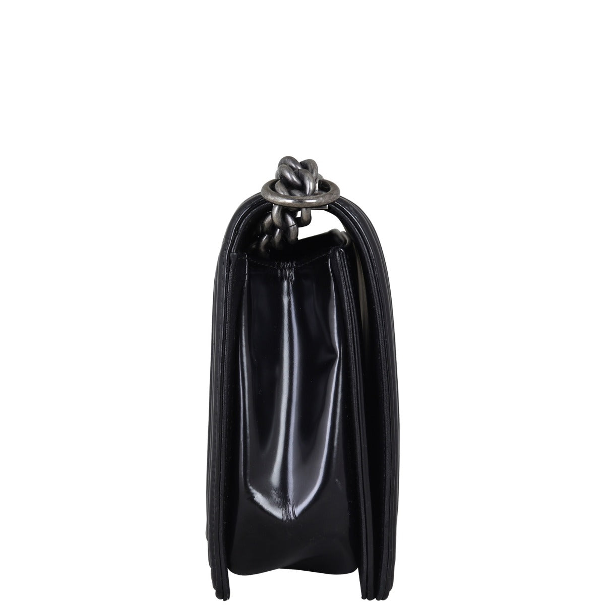 Chanel Boy Old Medium Glazed Side