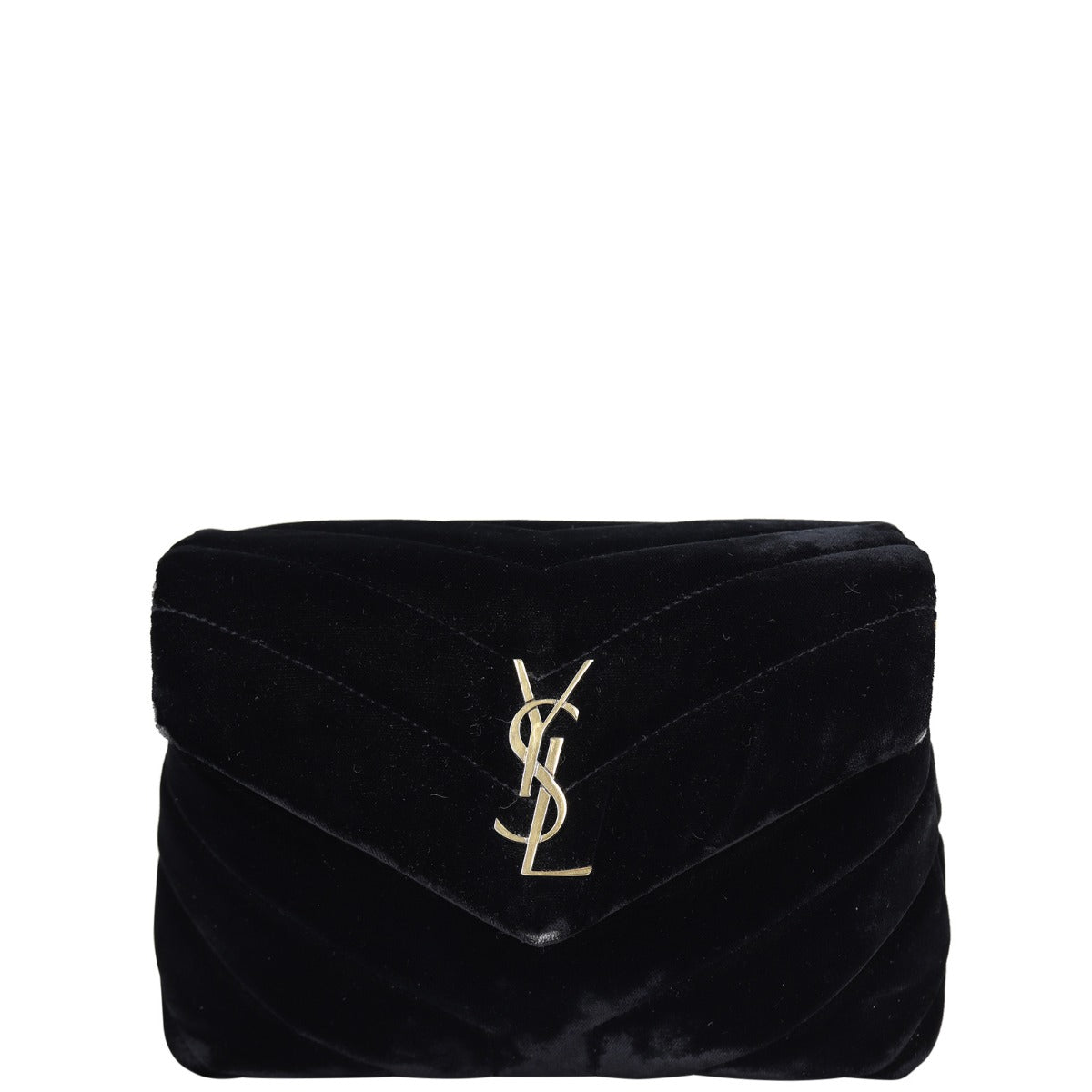 Saint Laurent Toy Loulou Velvet Front
