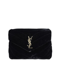 Saint Laurent Toy Loulou Velvet Front