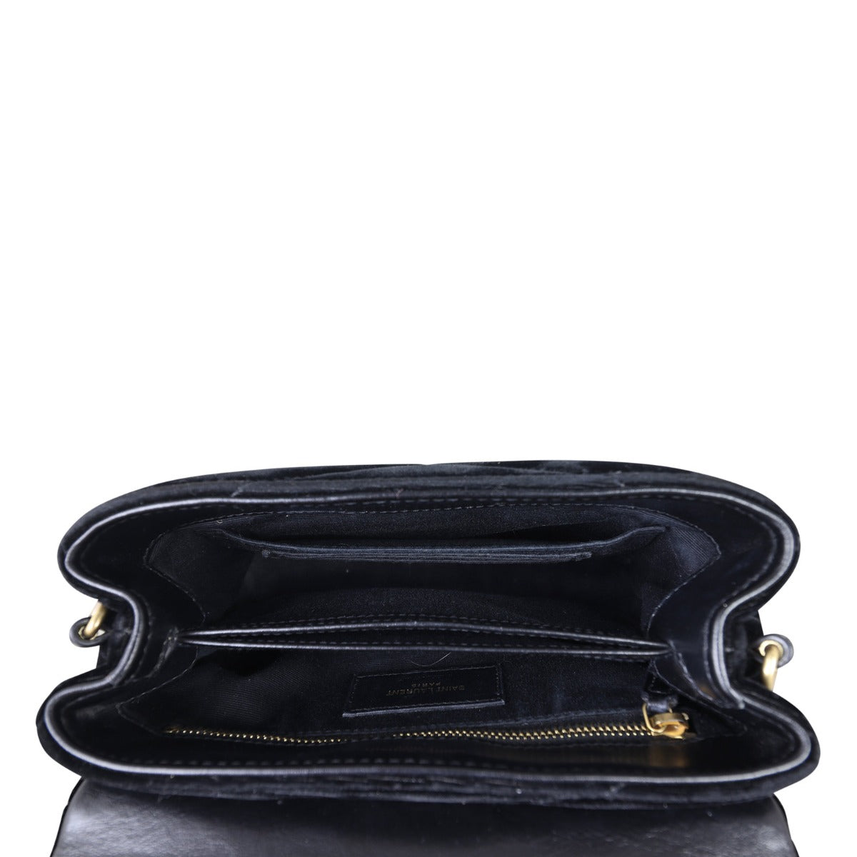 Saint Laurent Toy Loulou Velvet Whole Interior