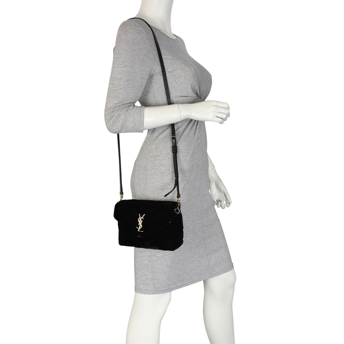 Saint Laurent Toy Loulou Velvet Mannequin