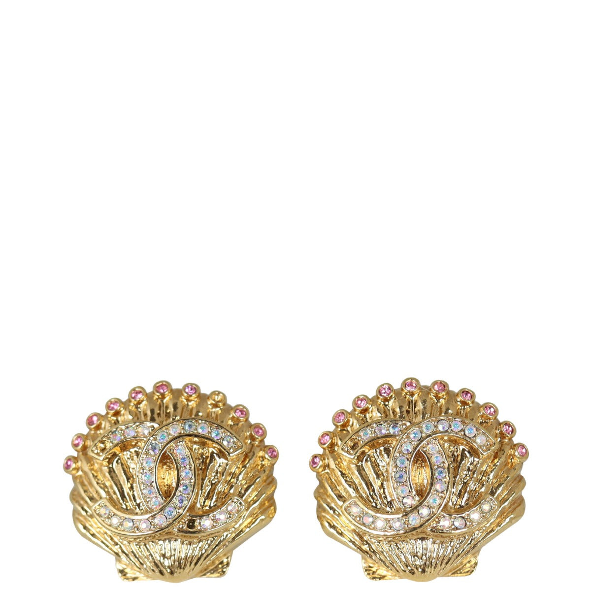 Chanel CC Shell Earrings – Luxe.It.Fwd