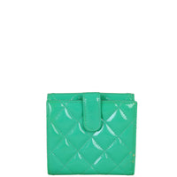 Chanel CC Compact Wallet Patent Back