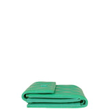 Chanel CC Compact Wallet Patent Side