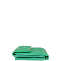 Chanel CC Compact Wallet Patent Side