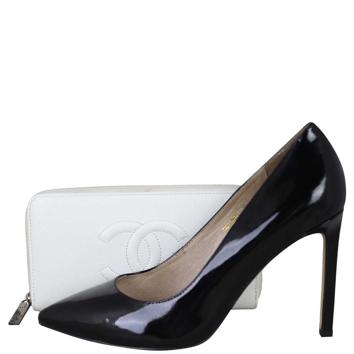 Chanel Timeless Zip Around Wallet Shoe