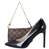 Louis Vuitton Mini Pochette Accessoires Damier Ebene Shoe