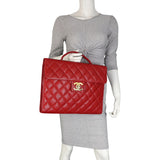 Chanel CC Quilted Briefcase Mannequin