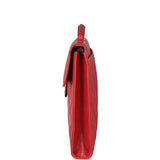 Chanel CC Quilted Briefcase Side