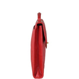 Chanel CC Quilted Briefcase Side