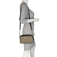 Gucci GG Canvas Marmont Small Camera Bag Mannequin