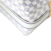 Louis Vuitton Naviglio Damier Azur Corner Close Up