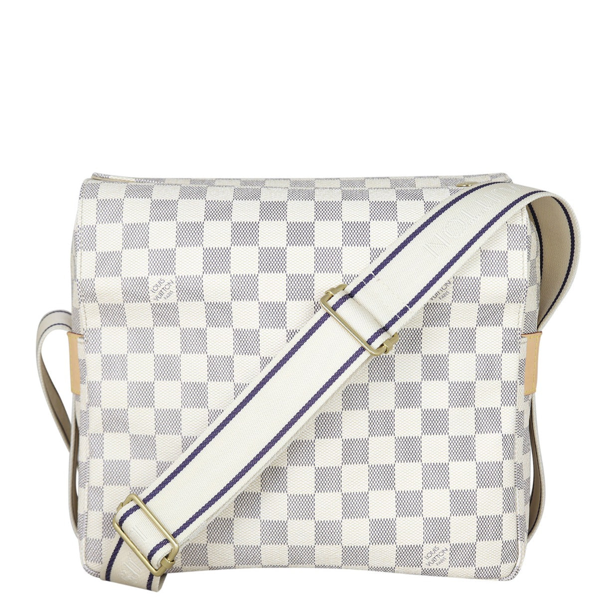 Louis Vuitton Naviglio Damier Azur Front With Strap