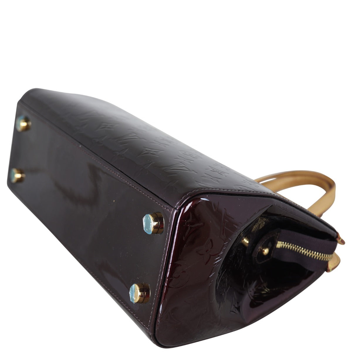 Louis Vuitton Brea MM Monogram Vernis Corner Distance